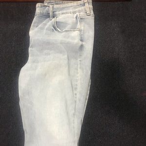 Light wash jeans